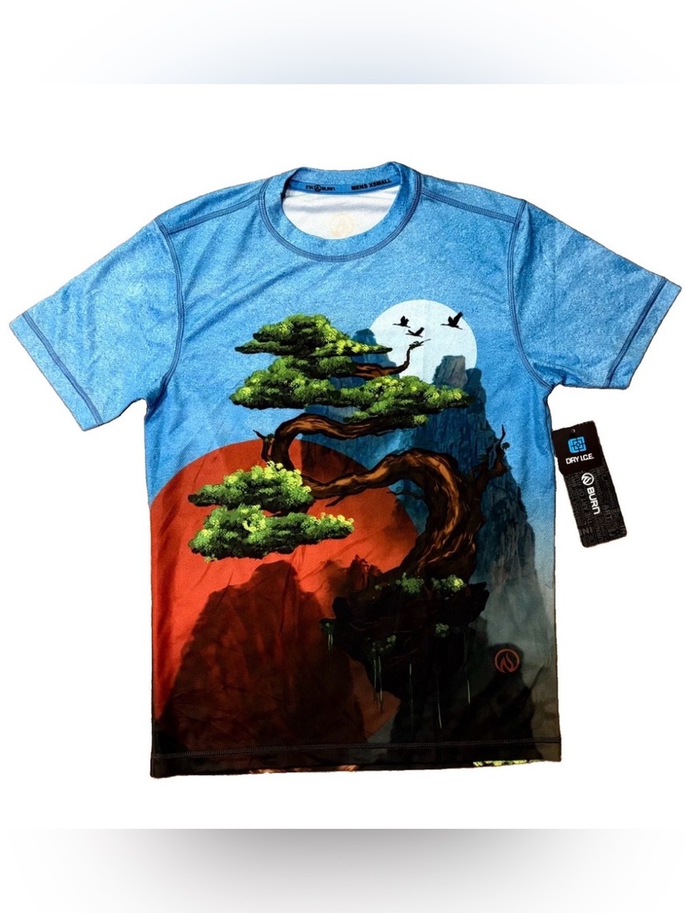 InkNBurn Performance S/S Shirt Mens XS Transcend Tech Dry Ice